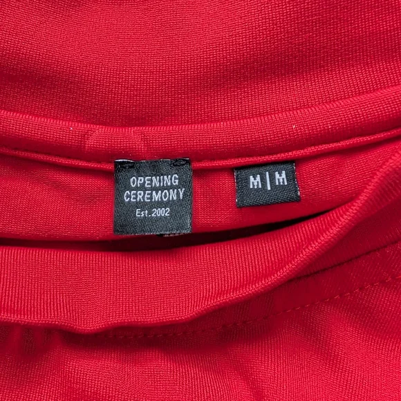 Opening Ceremony Rash Guard Medium Red - Picture 7 of 13